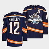 Men's New York Islanders #12 Josh Bailey 2022 Navy Reverse Retro 2.0 Stitched Jersey,baseball caps,new era cap wholesale,wholesale hats